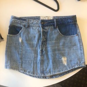 Denim skirt